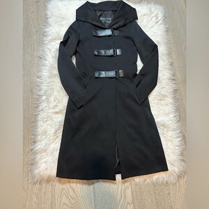 RUDSAK Black Long Sleeve Dress with Buckle Detail